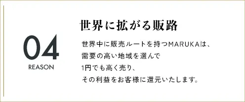 世界に拡がる販路